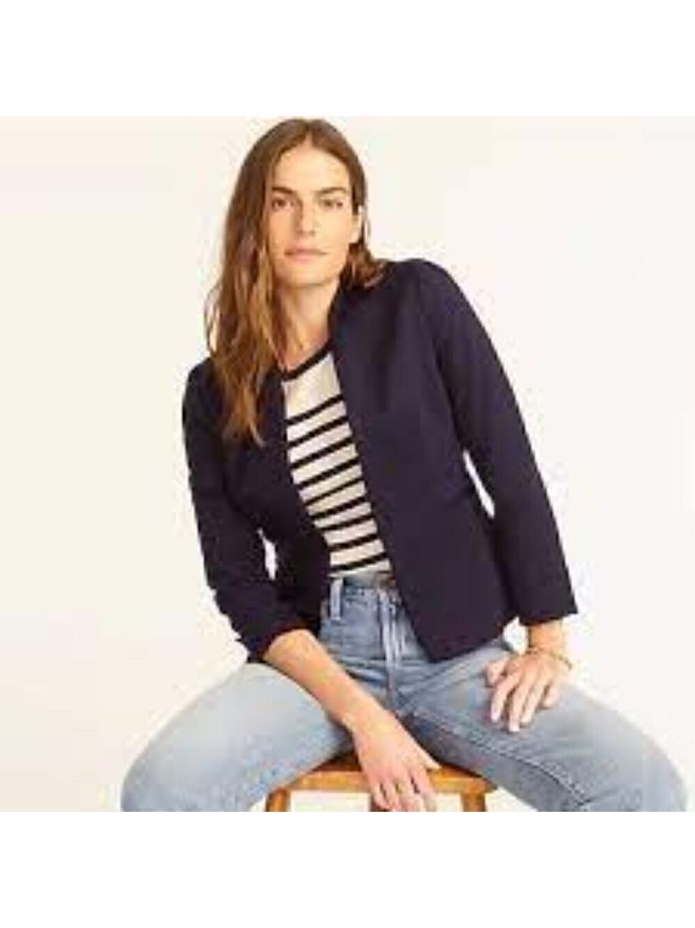 NWT J Crew Navy Blue Going Out Blazer Size 6T